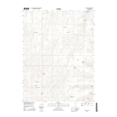 2014 Map of Wolf Flat, 2014 Print