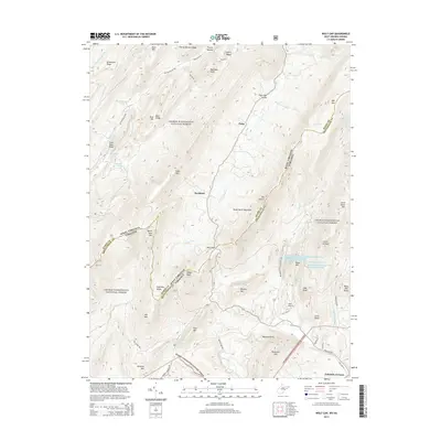 2014 Map of Wolf Gap, 2014 Print