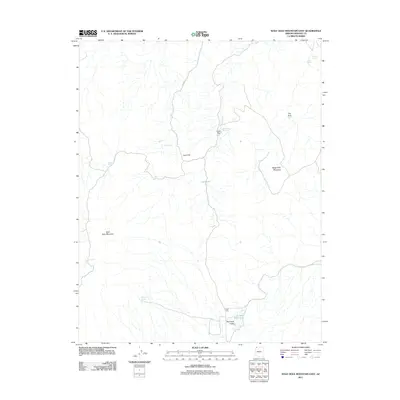 2011 Map of Wolf Hole Mountain East, 2011 Print