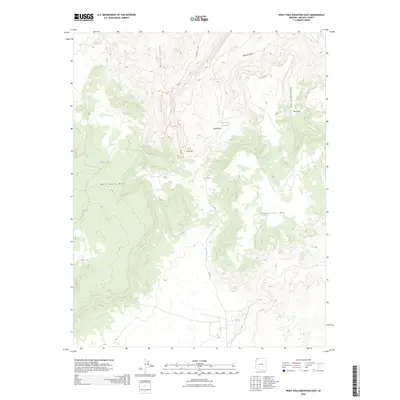 2026 Map of Wolf Hole Mountain East, 2026 Print