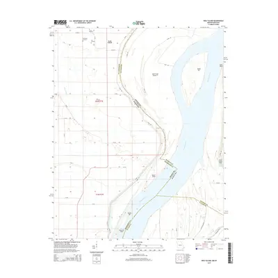 2015 Map of Wolf Island, 2015 Print