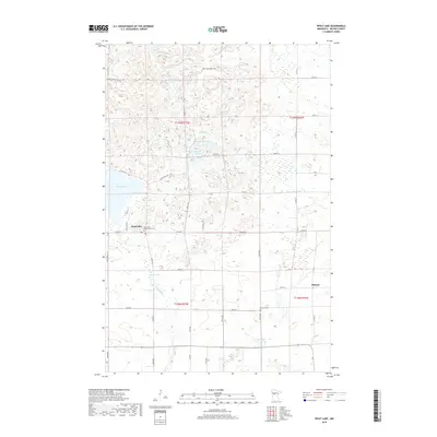 2019 Map of Wolf Lake, 2019 Print