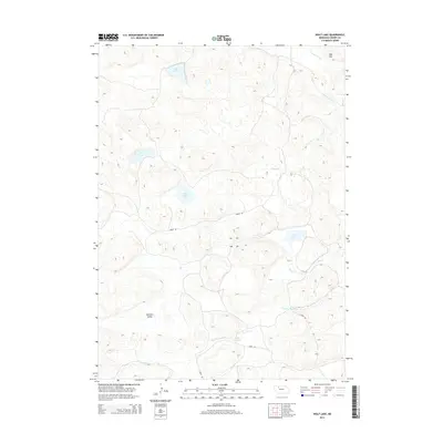 2014 Map of Wolf Lake, 2014 Print