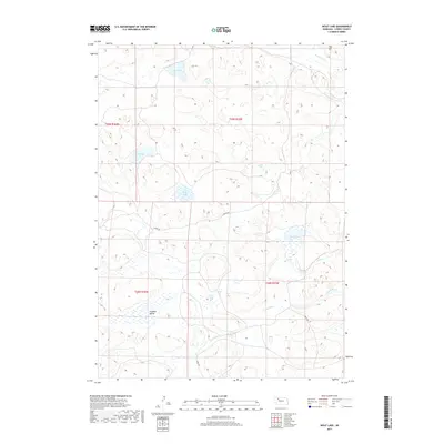 2017 Map of Wolf Lake, 2017 Print