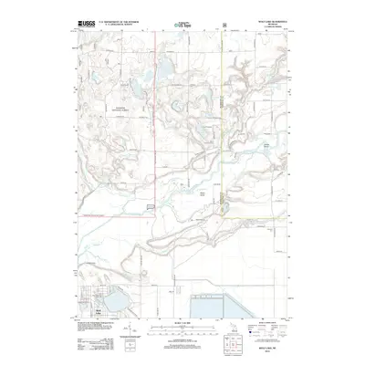 2012 Map of Wolf Lake, 2012 Print