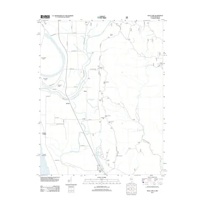 2012 Map of Wolf Lake, 2012 Print