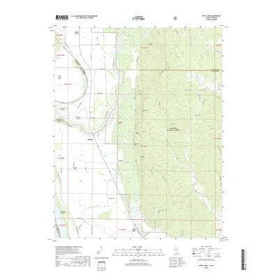2018 Map of Wolf Lake, 2018 Print