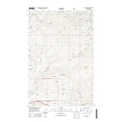 2014 Map of Wolf Lodge, 2014 Print