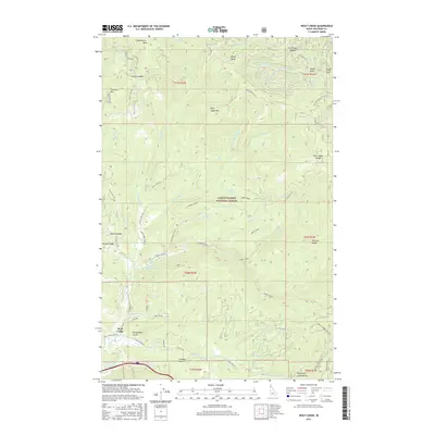 2017 Map of Wolf Lodge, 2017 Print