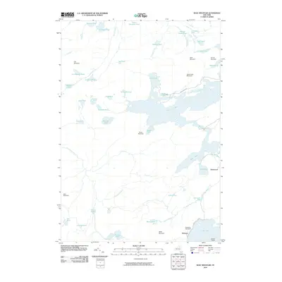 2010 Map of Wolf Mountain, 2010 Print