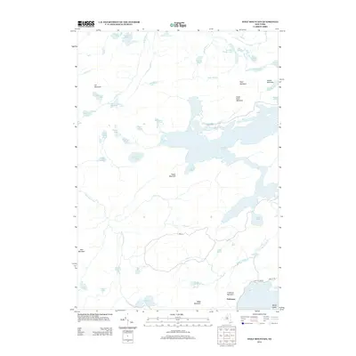 2013 Map of Wolf Mountain, 2013 Print