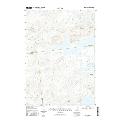 2016 Map of Wolf Mountain, 2016 Print
