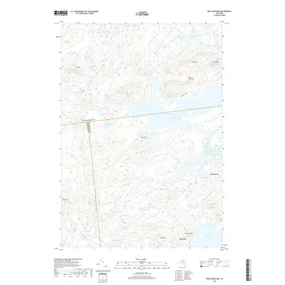 2019 Map of Wolf Mountain, 2019 Print