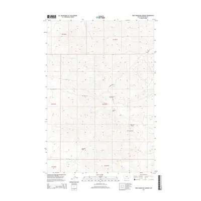 2014 Map of Wolf Mountain Lookout, 2014 Print