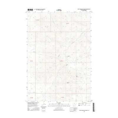 2017 Map of Wolf Mountain Lookout, 2017 Print