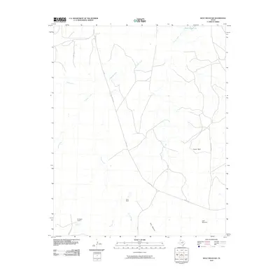 2010 Map of Wolf Mountain, 2010 Print