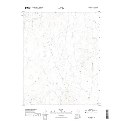 2019 Map of Wolf Mountain, 2019 Print