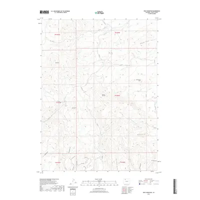 2019 Map of Wolf Mountain, 2019 Print
