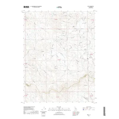 2018 Map of Wolf, 2018 Print