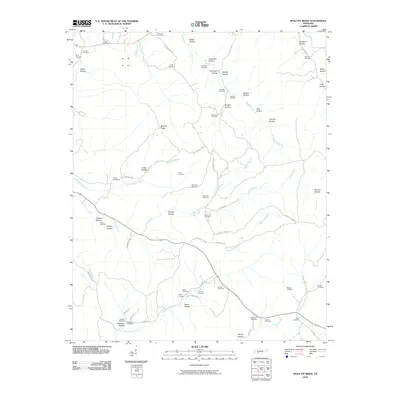 2010 Map of Wolf Pit Ridge, 2010 Print