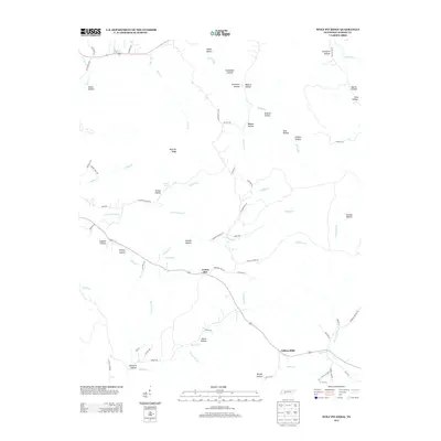 2013 Map of Wolf Pit Ridge, 2013 Print