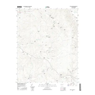 2016 Map of Wolf Pit Ridge, 2016 Print