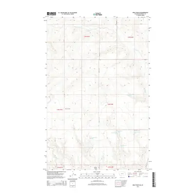 2014 Map of Wolf Point NE, 2014 Print