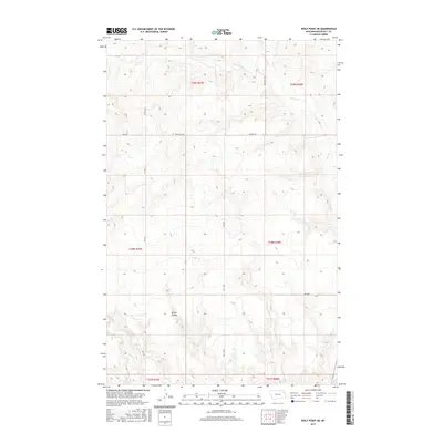 2017 Map of Wolf Point NE, 2017 Print