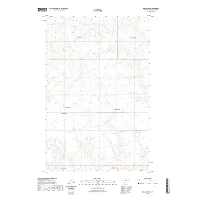 2020 Map of Wolf Point NE, 2020 Print