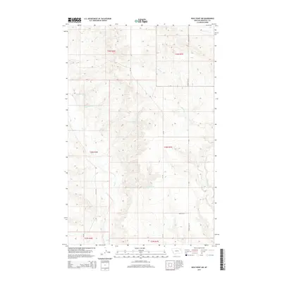 2014 Map of Wolf Point NW, 2014 Print