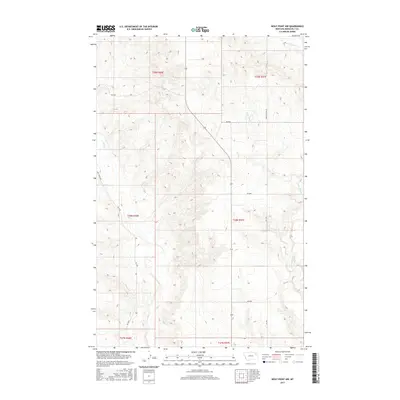 2017 Map of Wolf Point NW, 2017 Print