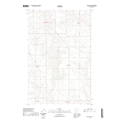 2020 Map of Wolf Point NW, 2020 Print
