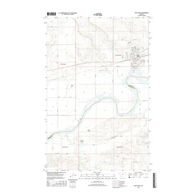 2017 Map of Wolf Point, 2017 Print