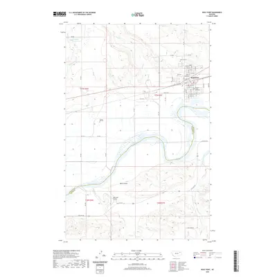 2020 Map of Wolf Point, 2020 Print