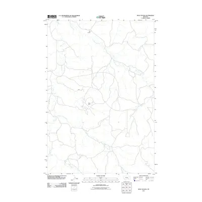 2011 Map of Wolf School, 2011 Print