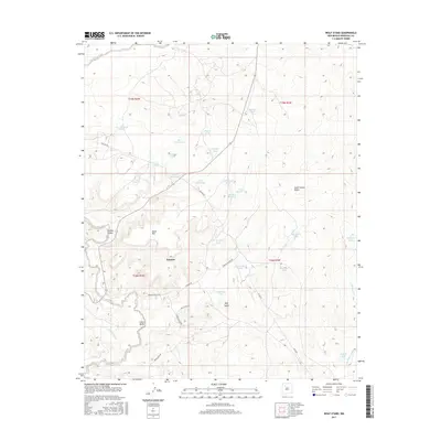 2017 Map of Wolf Stand, 2017 Print