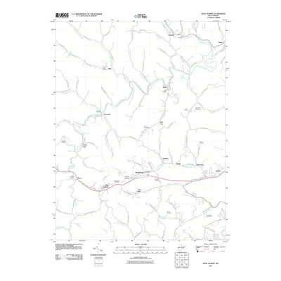 2011 Map of Wolf Summit, 2011 Print