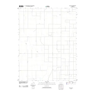 2009 Map of Wolf SW, 2009 Print