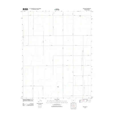 2012 Map of Wolf SW, 2012 Print