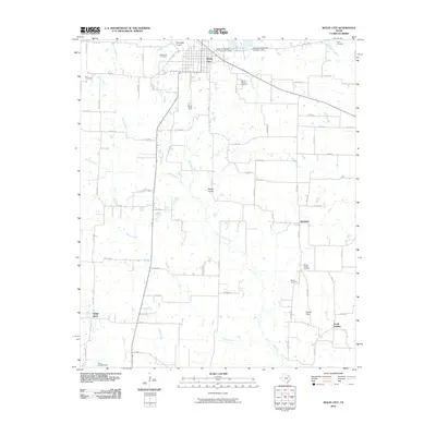 2010 Map of Wolfe City, 2010 Print