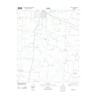 2013 Map of Wolfe City, 2013 Print