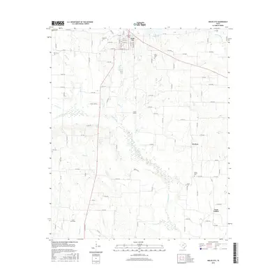 2016 Map of Wolfe City, 2016 Print