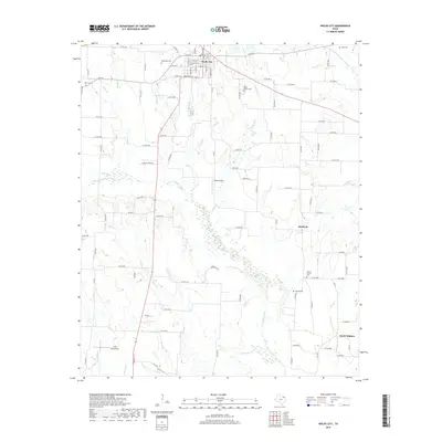 2019 Map of Wolfe City, 2019 Print