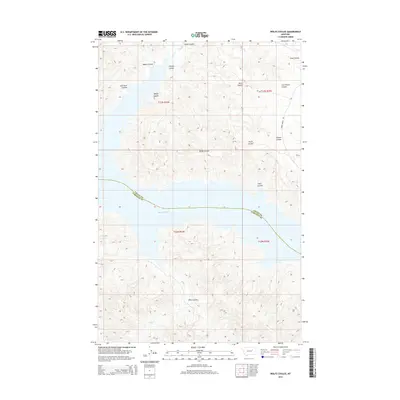 2014 Map of Wolfe Coulee, 2014 Print