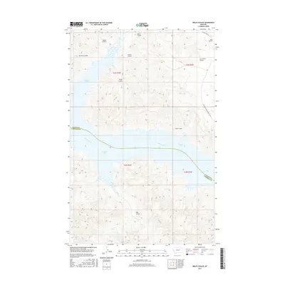 2017 Map of Wolfe Coulee, 2017 Print