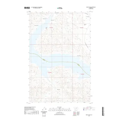 2020 Map of Wolfe Coulee, 2020 Print