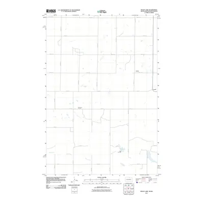2011 Map of Wolff Lake, 2011 Print