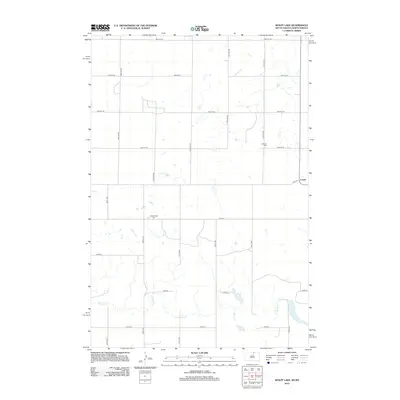 2012 Map of Wolff Lake, 2012 Print