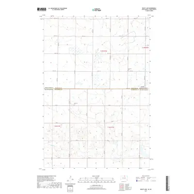 2017 Map of Wolff Lake, 2017 Print