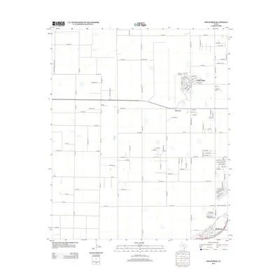 2012 Map of Wolfforth, 2012 Print